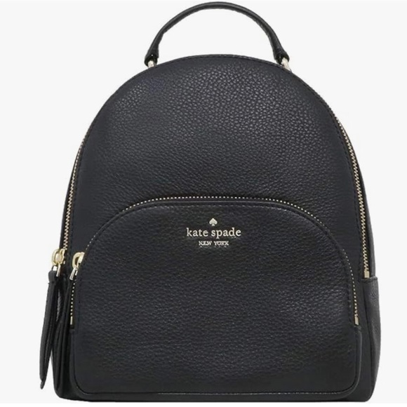 Kate Spade New York Jackson Medium Leather Backpack, Black 2019, Size Medium. - Picture 1 of 14